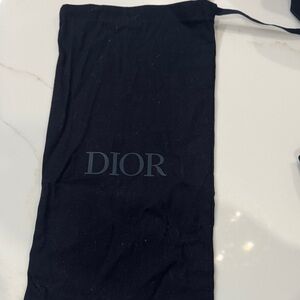 Dior Black Drawstring Bag